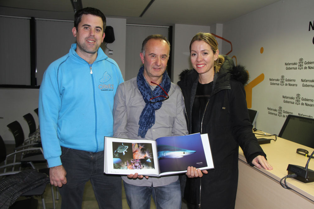 La fotograf&iacute;a submarina se hizo un hueco en  la Casa del Deporte